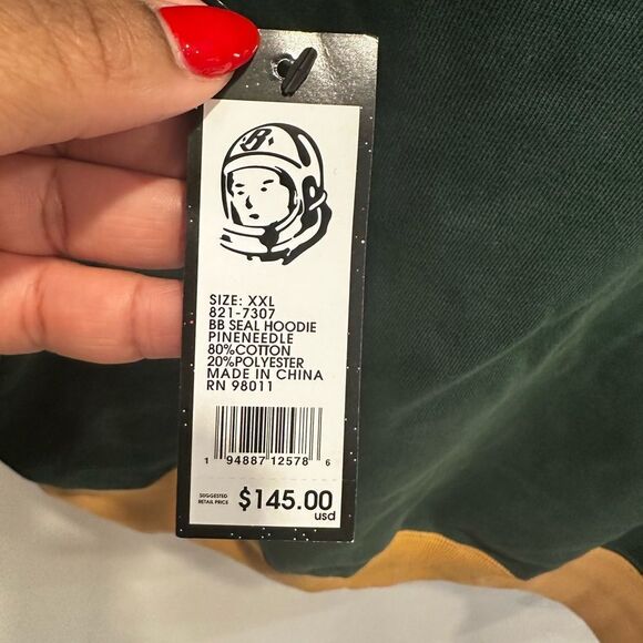 Billionaire Boys Club Seal Hoodie 'Pineneedle' - Picture 5 of 5